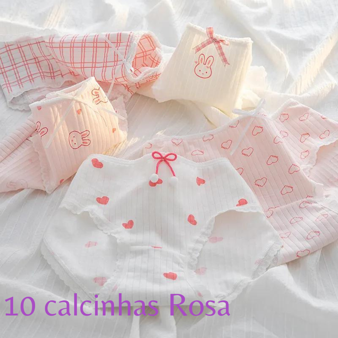 Calcinhas Lili - kits com 5 ou 10 peças