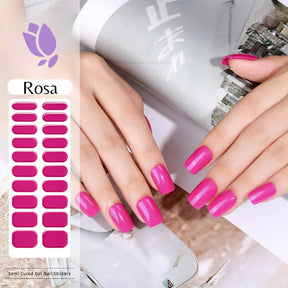 Unhas em Gel Adesivos - 20 Adesivos