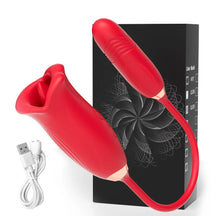 Vibrador de sucção Língua Rosa