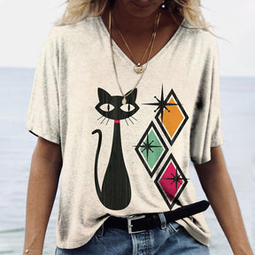 Camiseta Gatos - T Shirt