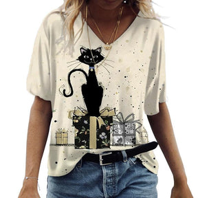 Camiseta Gatos - T Shirt