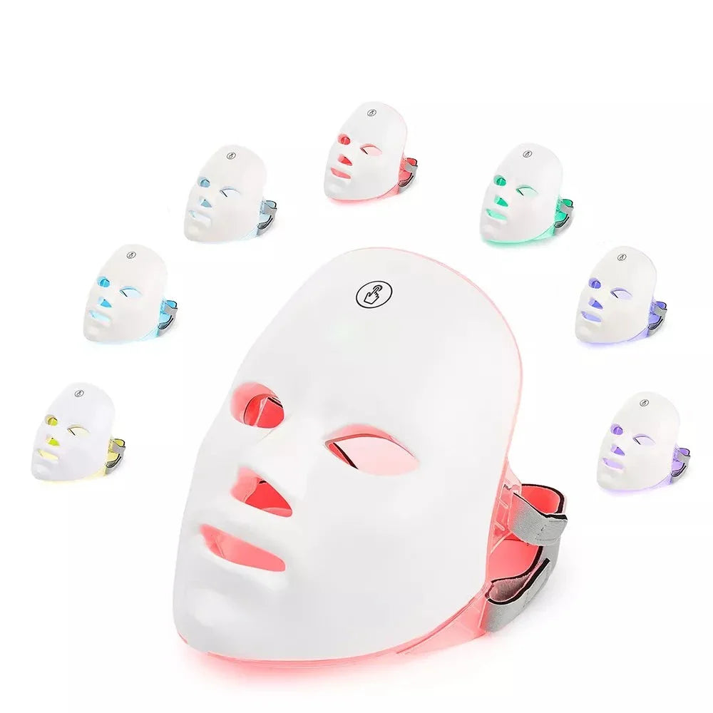 Máscara Facial LED com Terapia Photon