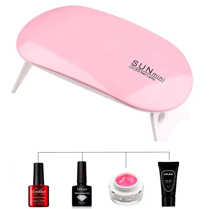 Mini Cabine LED UV - Secador de Selante Top Coat, esmaltes e adesivos de Unha