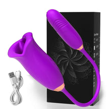 Vibrador de sucção Língua Rosa